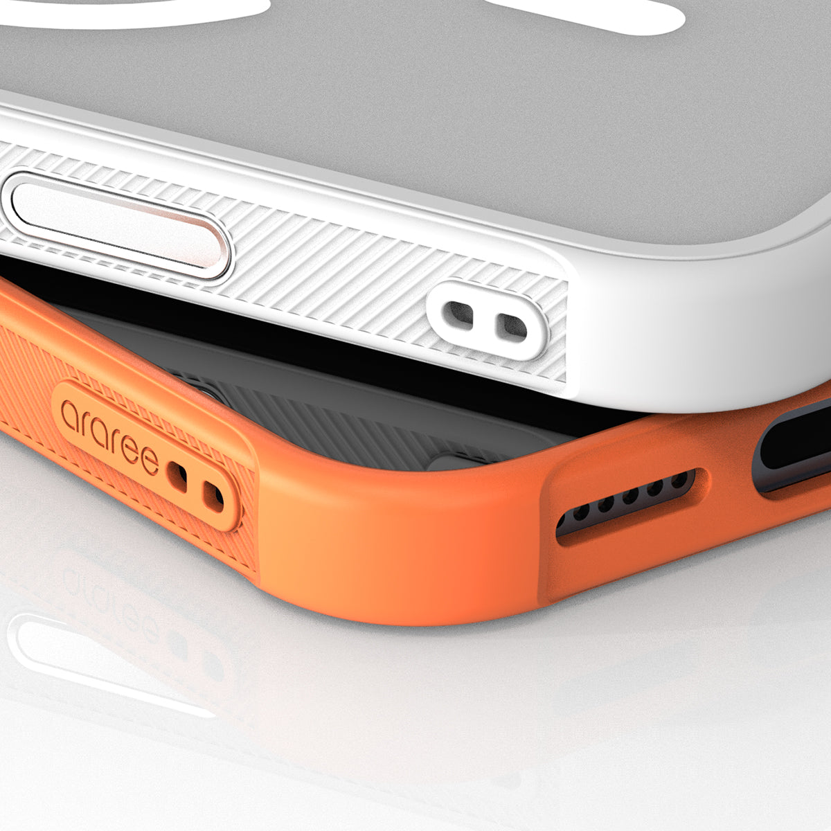 Araree iPhone 17 Pro Max Duple Armor Magsafe Case - Orange Araree iPhone 17 Pro Max Duple Armor Magsafe Case - Orange